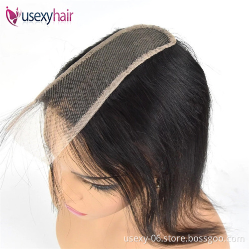 Wholesale Kim K 2x6 Swiss Lace Closure 100% Virgin Brazilian Human Hair Lace Closure Deep Middle Part Kim K Closure